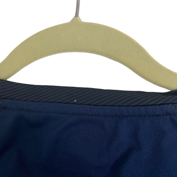 New England Patriots Knit Jersey XL Long Sleeve Polyester Navy Blue Majestic - Picture 7 of 7